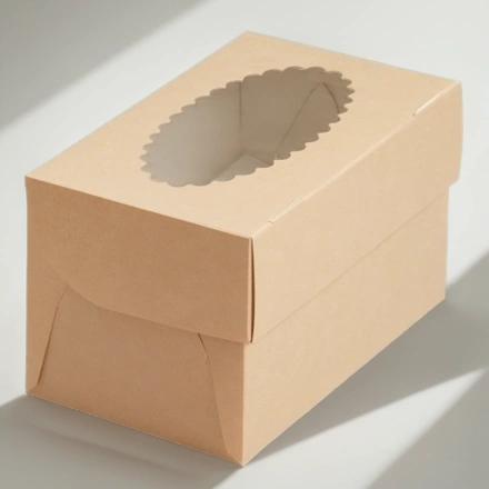 Упаковка для маффинов MUF 2 КОМПЛЕКТ 160х100х100 (25/250 шт.) OSQ — инфографика, вид №1