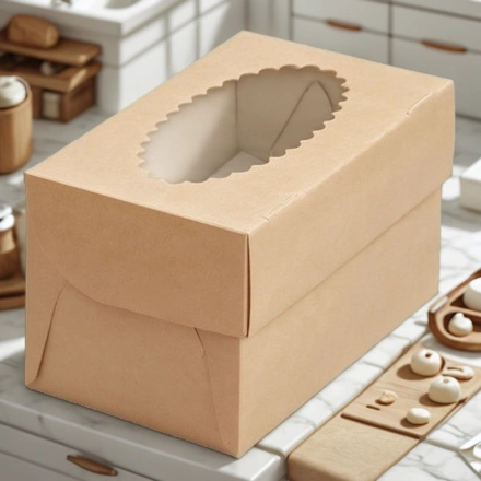 Упаковка для маффинов MUF 2 КОМПЛЕКТ 160х100х100 (25/250 шт.) OSQ — интерьер, вид №1