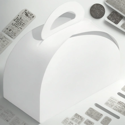 Упаковка LADY белая 160х80х100 (25/600 шт.) ForGenika АКЦИЯ — инфографика, вид №1