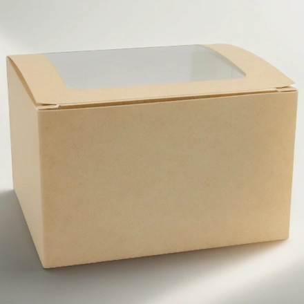 Упаковка для десерта SOLO SHOW BOX 130х110х80 (25/350 шт.) OSQ — инфографика, вид №1