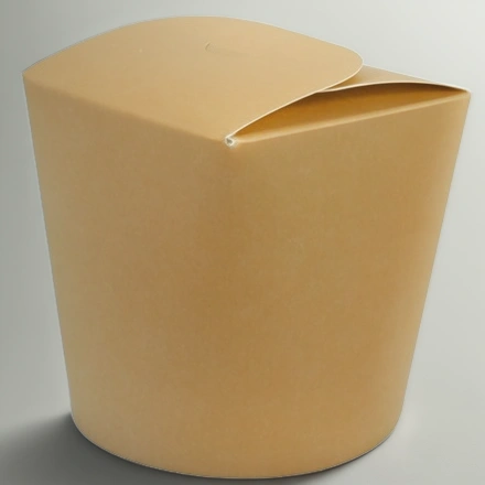 Коробка для китайской лапши круглая 500/700 мл печать Крафт ViRiDo (30/180 шт.) — инфографика, вид №1