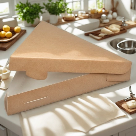 Упаковка для пиццы и пирогов PIE 200х220х40 (100/600 шт.) OSQ — интерьер, вид №1