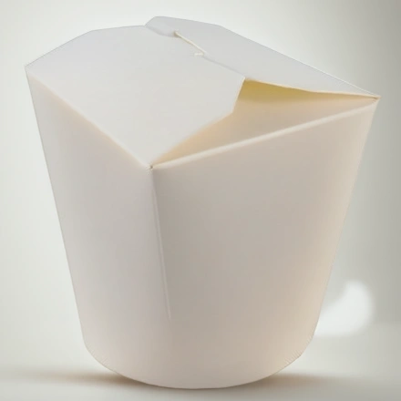 Коробка для китайской лапши круглая 500/700 мл Белая ViRiDo (30/180 шт.) — инфографика, вид №1