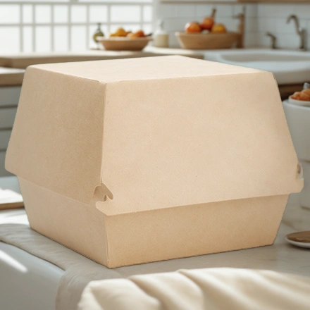 Коробка для гамбургера XL BURGER 113х113х112 (440 шт.) OSQ — интерьер, вид №1