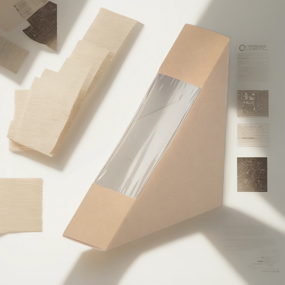 Упаковка для сэндвичей 50 SANDWICH 130х130х50 (50/450 шт.) OSQ — инфографика, вид №1