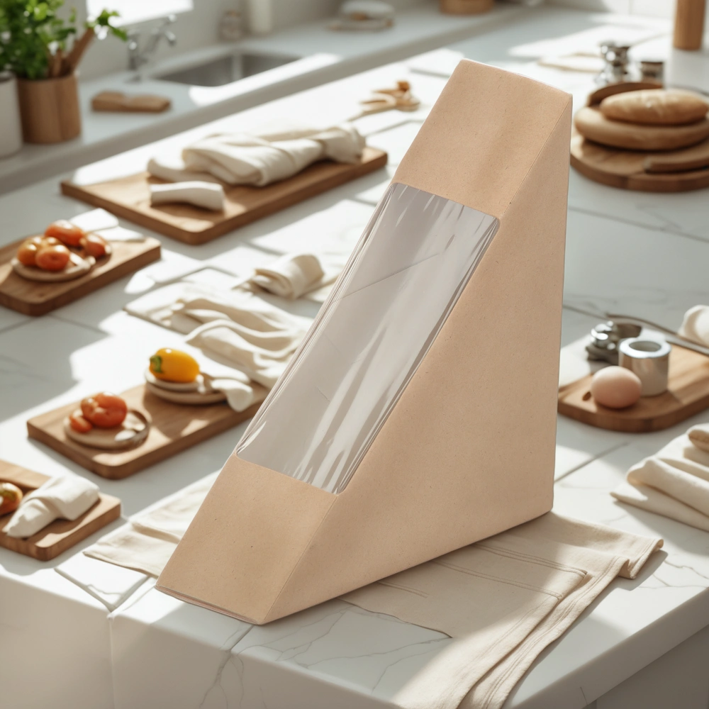 Упаковка для сэндвичей 50 SANDWICH 130х130х50 (50/450 шт.) OSQ — интерьер, вид №1