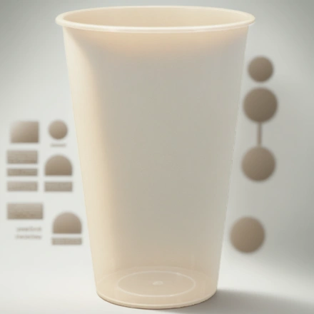 Стакан 350 мл одноразовый (d-80 мм) Перинт (40/720 шт.) Люминесцентный АКЦИЯ — инфографика, вид №1