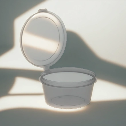 Соусник 50 мл верхнее закрытие ВЗЛП (80/1200 шт.) 1246 прозрачный — инфографика, вид №1