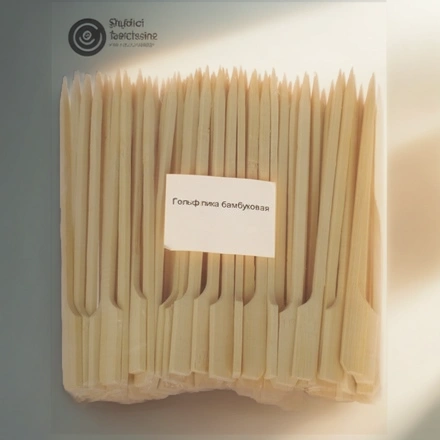 Пики деревянные Гольф 150 мм (100 шт.) (1/40 шт.) — инфографика, вид №1