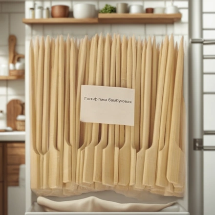 Пики деревянные Гольф 150 мм (100 шт.) (1/40 шт.) — интерьер, вид №1