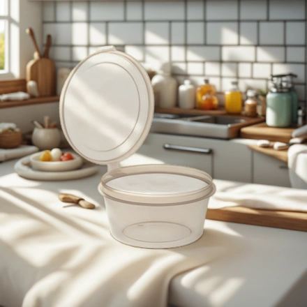 Соусник 30 мл верхнее закрытие ВЗЛП (80/1920 шт.) 1234 прозрачный — интерьер, вид №1