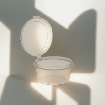 Соусник 30 мл верхнее закрытие ВЗЛП (80/1920 шт.) 1236 прозрачный — инфографика, вид №1