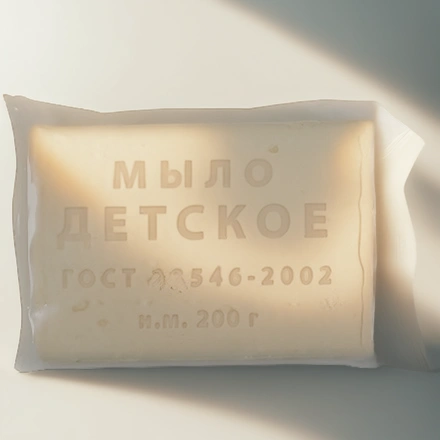 Мыло туалетное 200 г Детское Мылоленд (1/36 шт.) — инфографика, вид №1