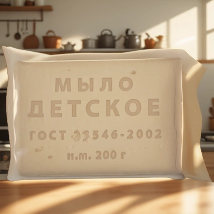 Мыло туалетное 200 г Детское Мылоленд (1/36 шт.) — интерьер, вид №1