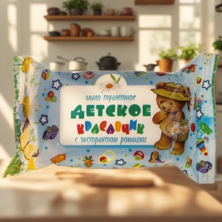 Мыло туалетное 200 г Детское Красавчик (1/40 шт.) — интерьер, вид №1