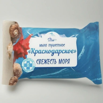 Мыло туалетное 90 г Краснодарское Свежесть моря Меридиан (1/72 шт.) — инфографика, вид №1
