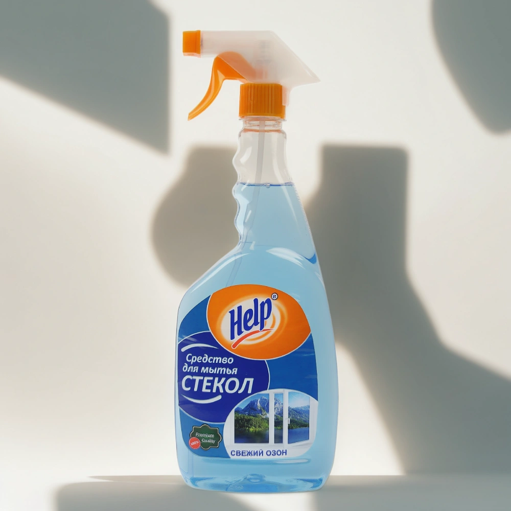 Средство моющее для стекол 0,75 л Help (1/12 шт.) — инфографика, вид №1