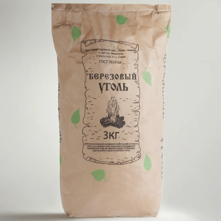 Древесный уголь 3 кг — инфографика, вид №1