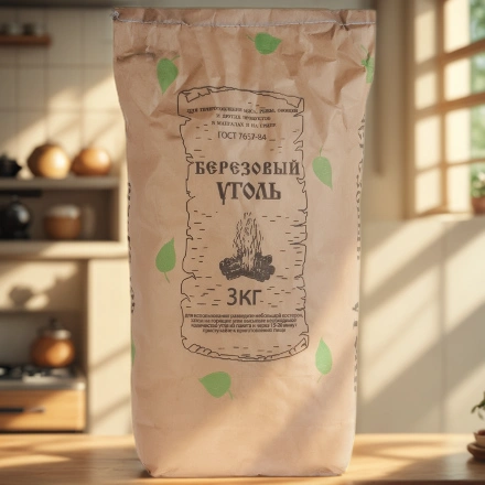 Древесный уголь 3 кг — интерьер, вид №1