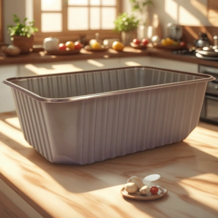 Плоское Дно контейнера 1000 г (186х132х62) UpaxUnity (100/500 шт.) ЧЕРНОЕ — интерьер, вид №1