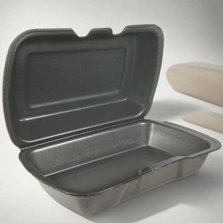 Ланч-бокс (230х143х75) LB-230 (100 шт.) Чёрный — инфографика, вид №1