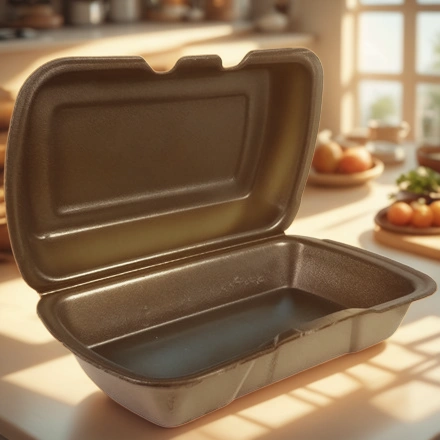 Ланч-бокс (230х143х75) LB-230 (100 шт.) Чёрный — интерьер, вид №1