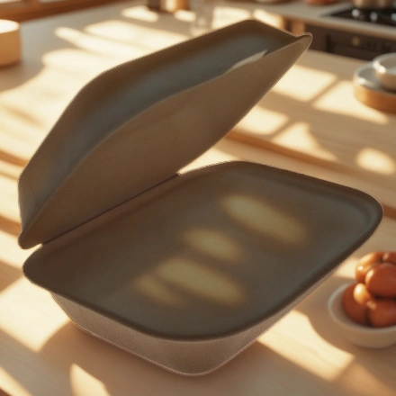 Ланч-бокс (195х150х70) LBS (А) (100 шт.) ЧЕРНЫЙ Протэк — интерьер, вид №1