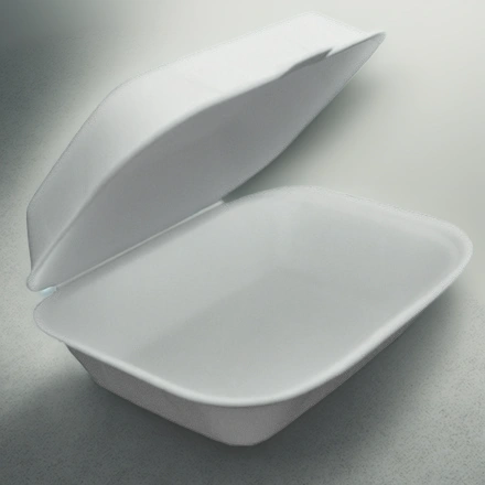 Ланч-бокс (195х150х70) LBS-BOX ЭКО (100 шт.) БЕЛЫЙ — инфографика, вид №1