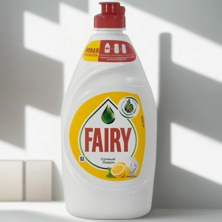 Средство моющее для посуды 0,45 л Фэйри Сочный лимон (1/21 шт.) — инфографика, вид №1