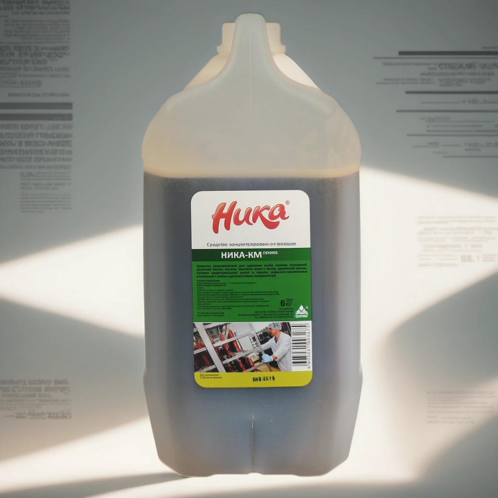 Средство для удаления нагара 6,0 кг Ника-КМ (беспенное) (1/4 шт.) — инфографика, вид №1
