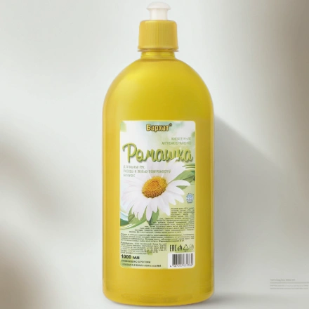 Мыло жидкое 1,0 л антибак. Бархат Ромашка пуш-пул (1/12 шт.) БМ 311 — инфографика, вид №1