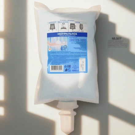 Мыло в картридже для диспенсеров 1,0 л KEMAN S4 (1/6 шт.) арт.100105-1000 — инфографика, вид №1