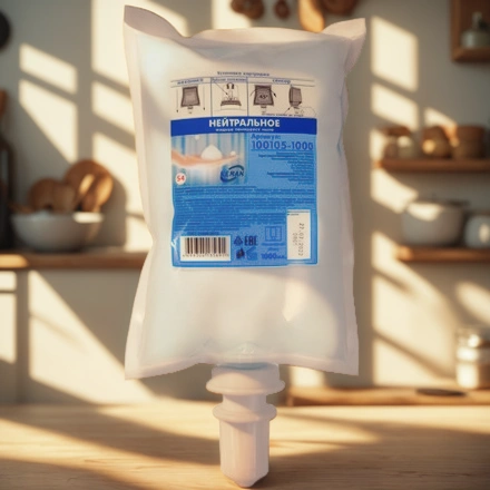 Мыло в картридже для диспенсеров 1,0 л KEMAN S4 (1/6 шт.) арт.100105-1000 — интерьер, вид №1