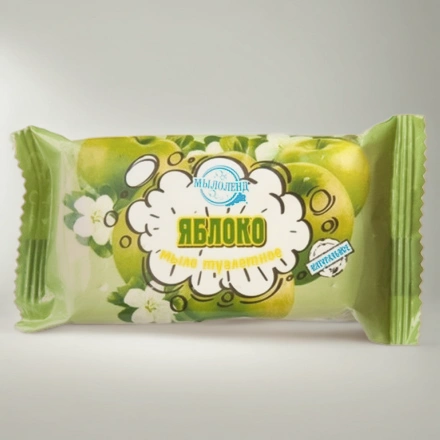 Мыло туалетное 70 г Мылоленд Яблоко цветная упаковка (1/117 шт.) — инфографика, вид №1