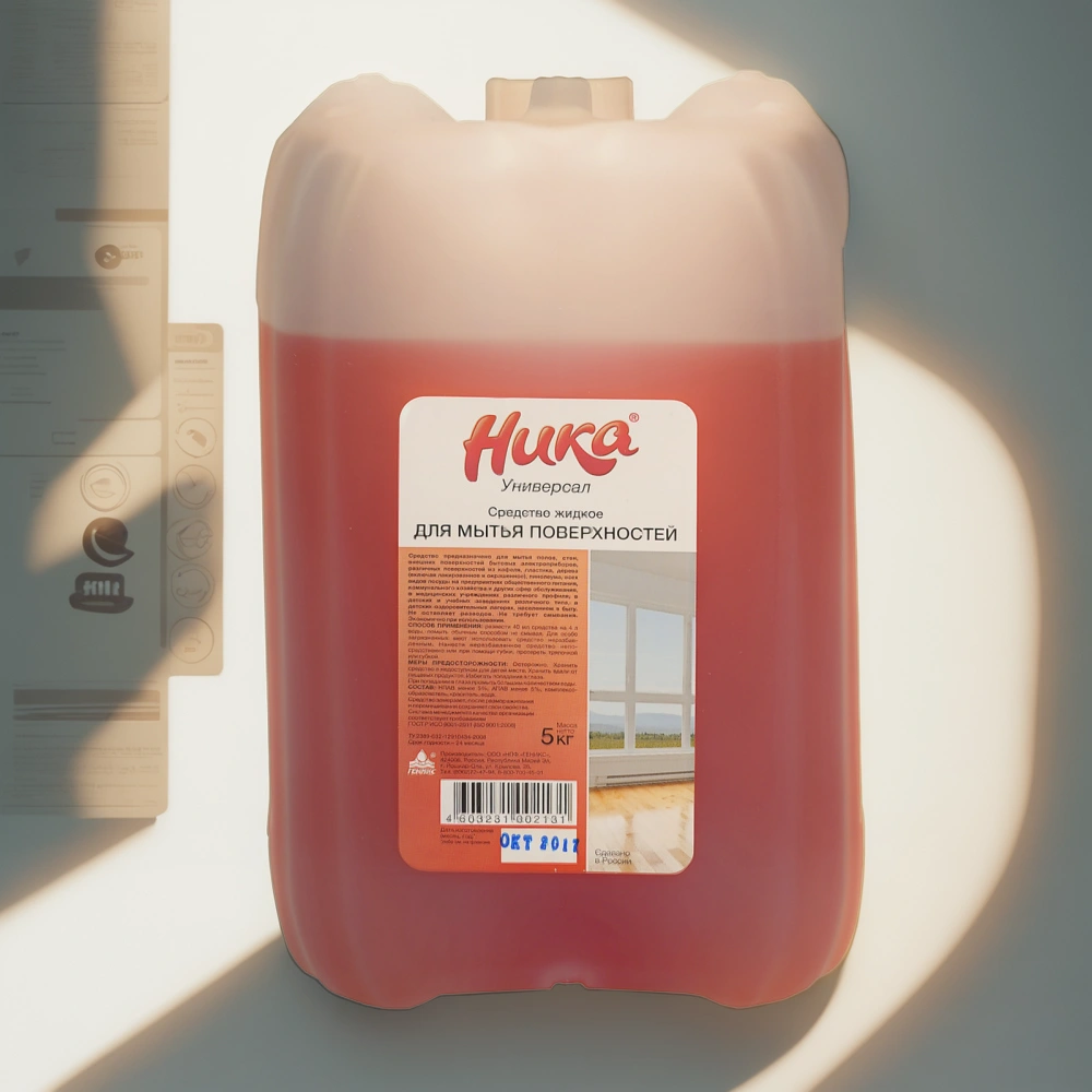 Средство моющее 5,0 кг Ника-универсал (1/4 шт.) — инфографика, вид №1