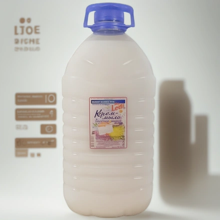 Мыло жидкое 5,0 л КРЕМ Леди-Е Китайский жасмин (белое) (1 шт.) — инфографика, вид №1