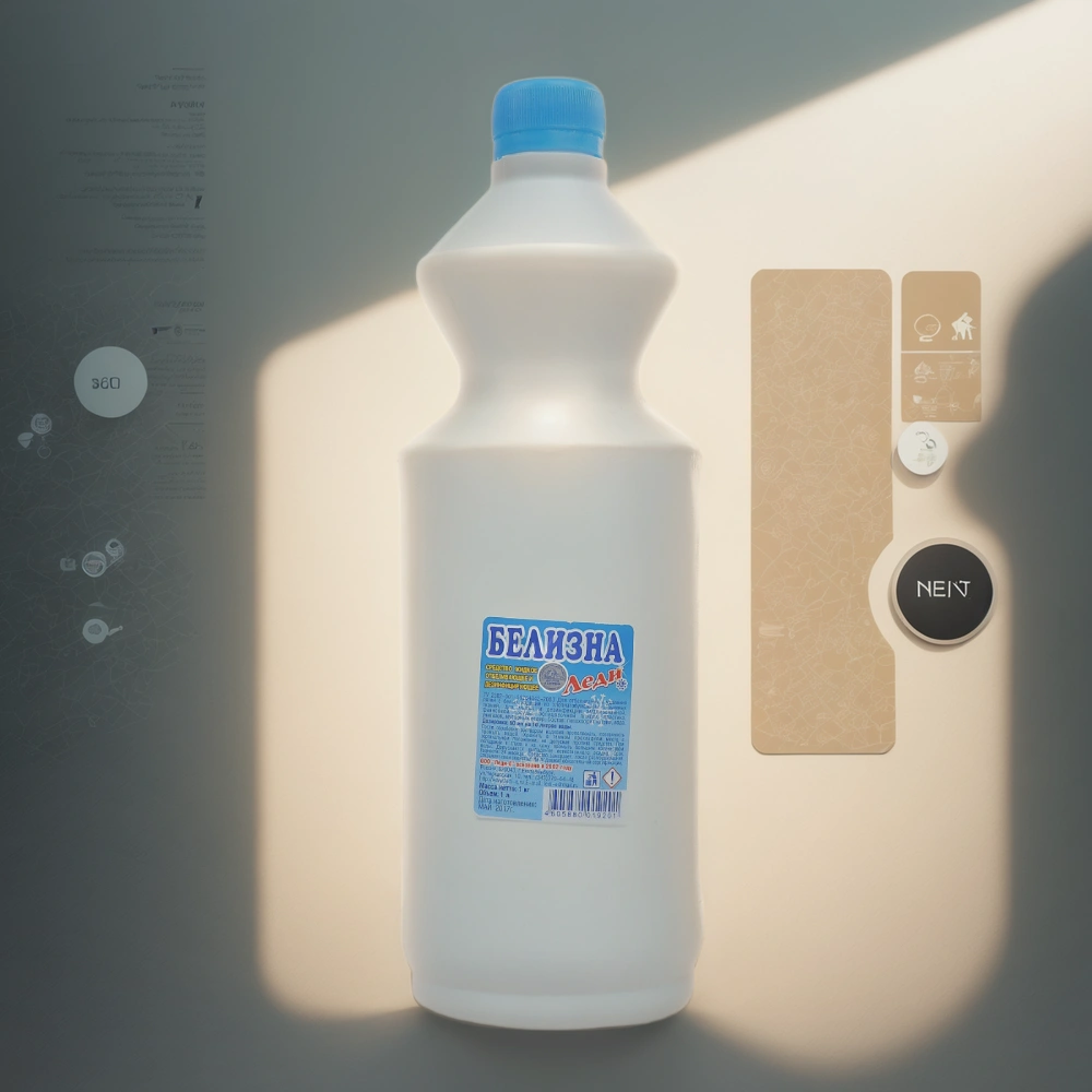 Отбеливатель 1,0 л Белизна Леди-Е (1/12 шт.) — инфографика, вид №1