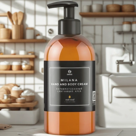 Крем парфюм. 0,3 л Milana Hand and Body Cream Oud Rood смягчающий GRASS (1/6 шт.) 145001 — интерьер, вид №1