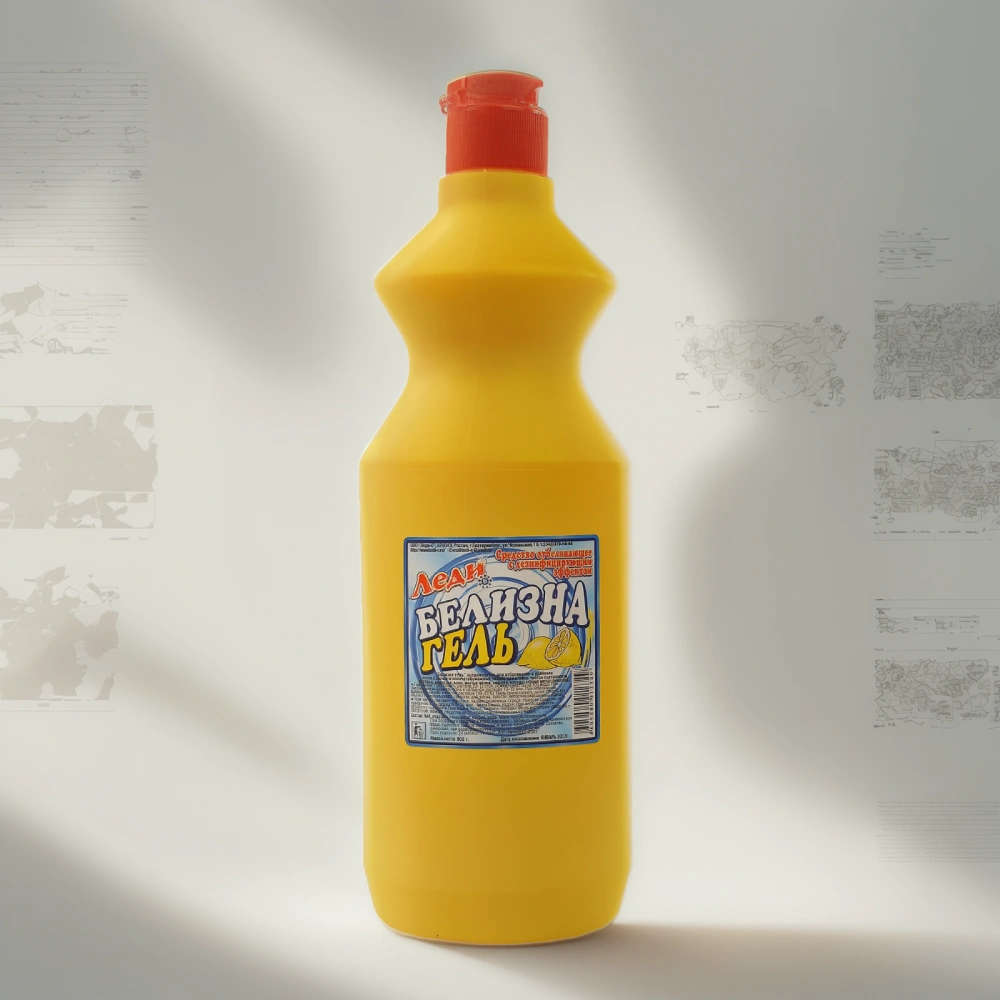 Отбеливатель 0,9 л Белизна-Гель Леди-Е (1/12 шт.) — инфографика, вид №1