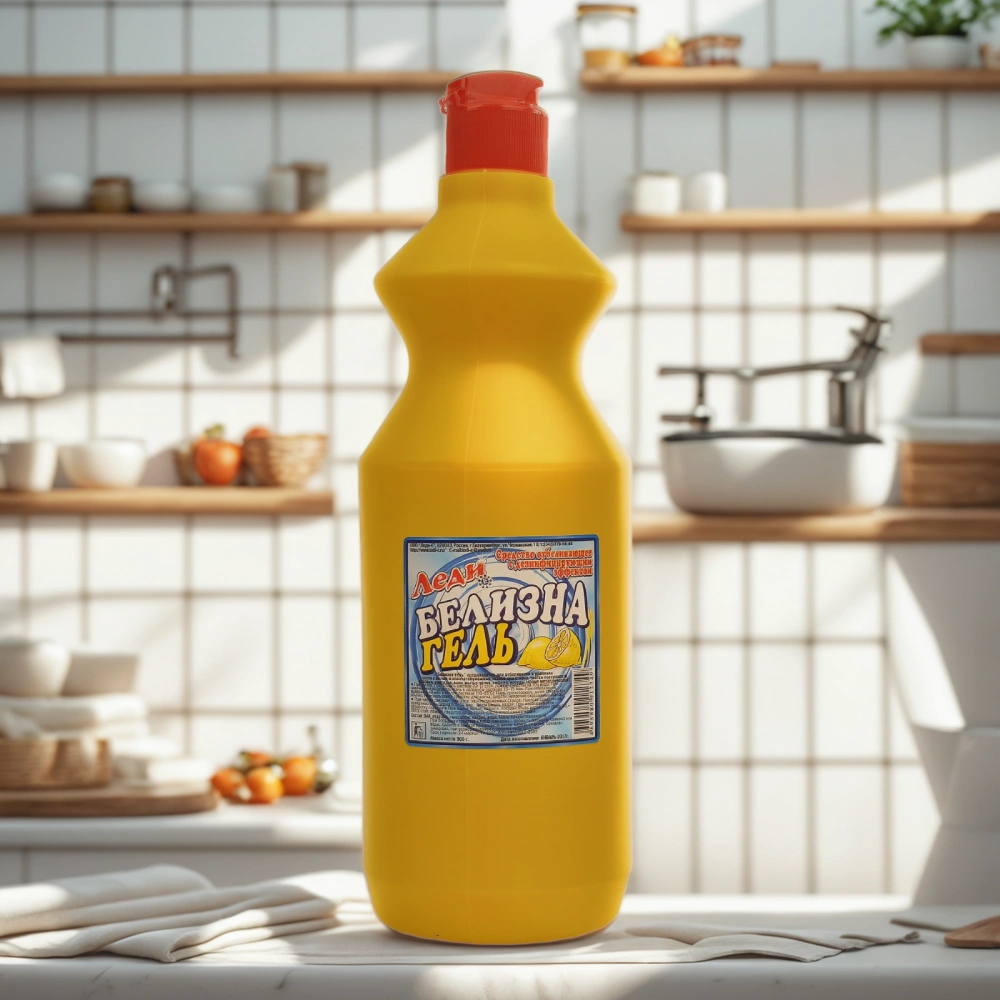 Отбеливатель 0,9 л Белизна-Гель Леди-Е (1/12 шт.) — интерьер, вид №1