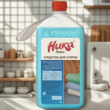Средство для стирки 1,0 л «Ника-люкс» (1/12 шт.) — интерьер, вид №1