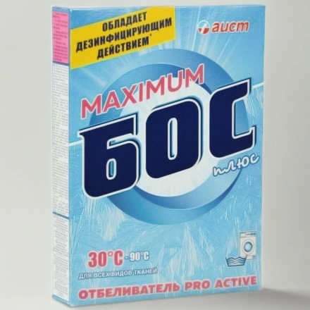 Отбеливатель порошок 600 г БОС плюс (1/30 шт.) — инфографика, вид №1