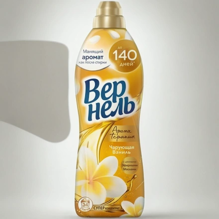 Кондиционер для белья 0,87 л VERNEL Чарующая ваниль (1/12 шт.) — инфографика, вид №1