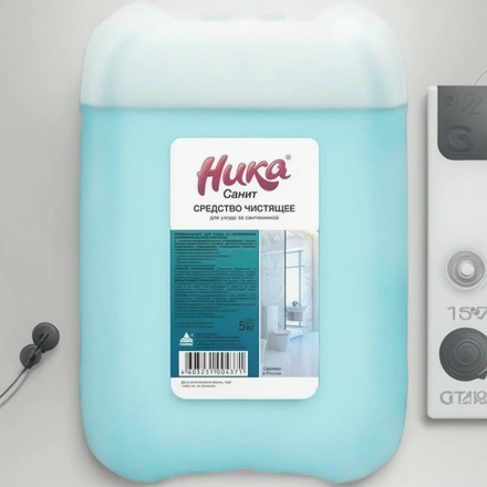 Средство для сантехники 5,0 кг Ника-Санит (1/4 шт.) — инфографика, вид №1
