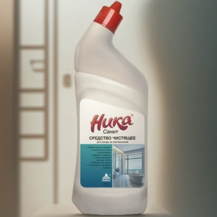 Средство для сантехники 0,7 кг Ника-Санит (1/15 шт.) — инфографика, вид №1