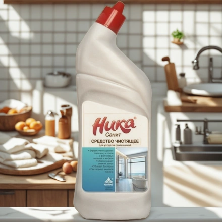 Средство для сантехники 0,7 кг Ника-Санит (1/15 шт.) — интерьер, вид №1