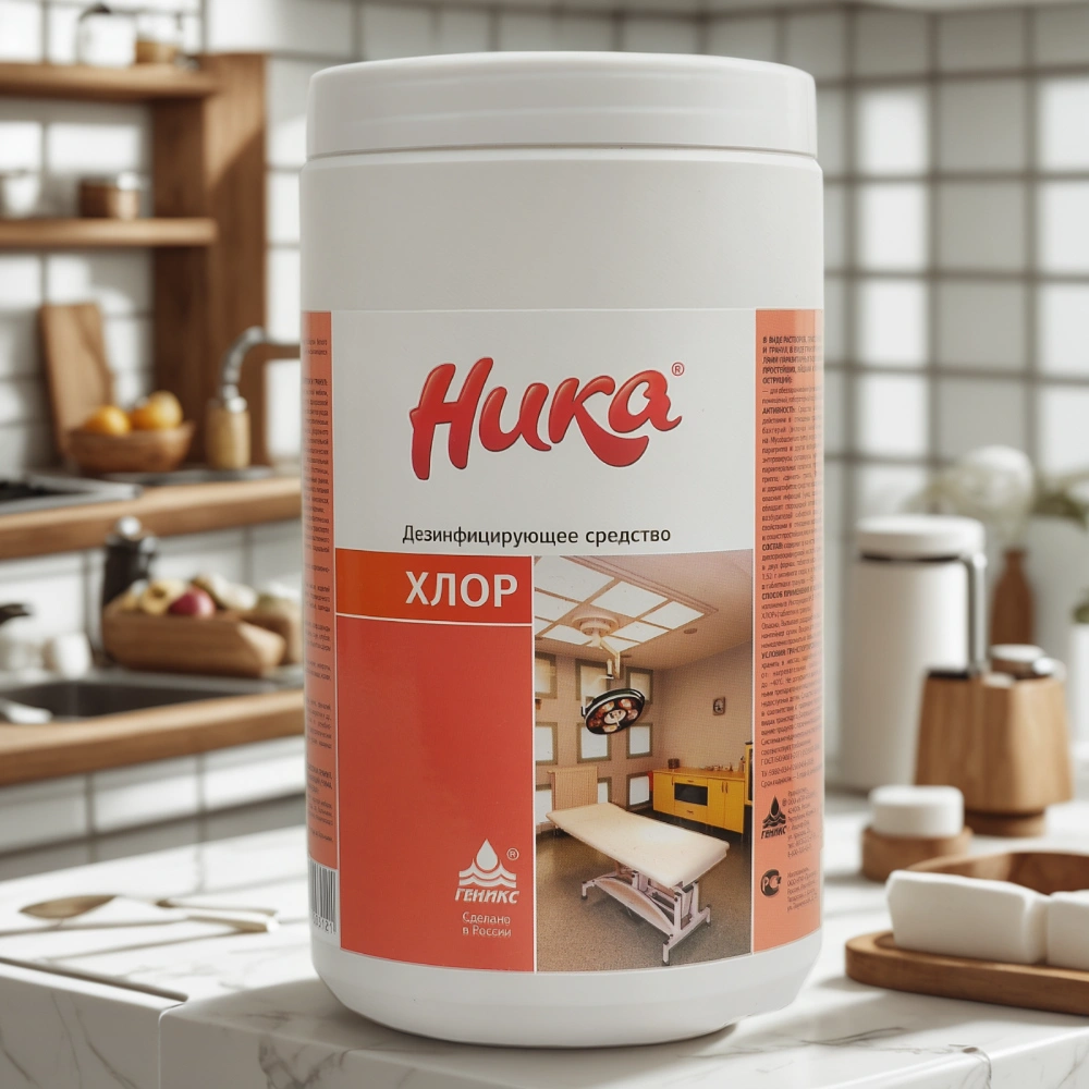 Средство дезинфицирующее в таблетках (300 шт.) Ника-Хлор (1/6 шт.) ЧестныйЗнак — интерьер, вид №1