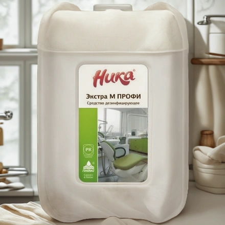 Средство дезинфицирующее 5,0 л Ника-экстра М Профи с моющим эффектом (1/4 шт.) — интерьер, вид №1