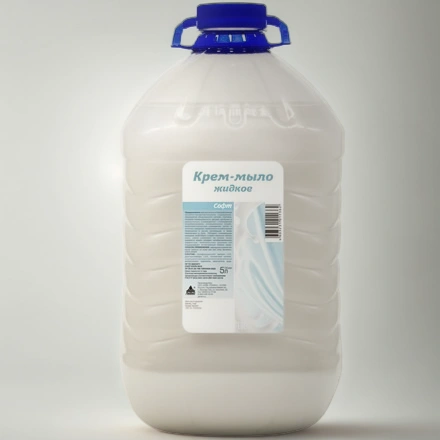 Мыло жидкое 5,0 л КРЕМ Ника-СОФТ (1/4 шт.) — инфографика, вид №1