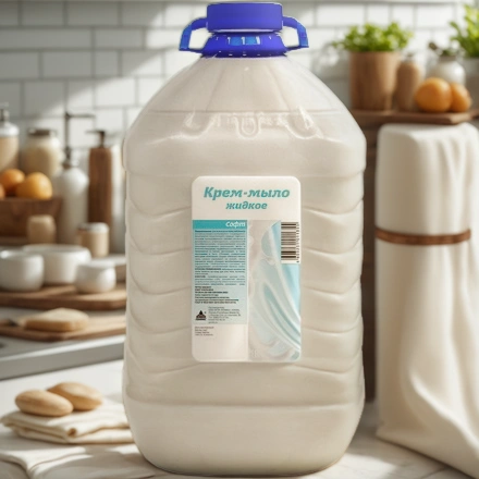 Мыло жидкое 5,0 л Ника-свежесть (софт) (1/4 шт.) — интерьер, вид №1